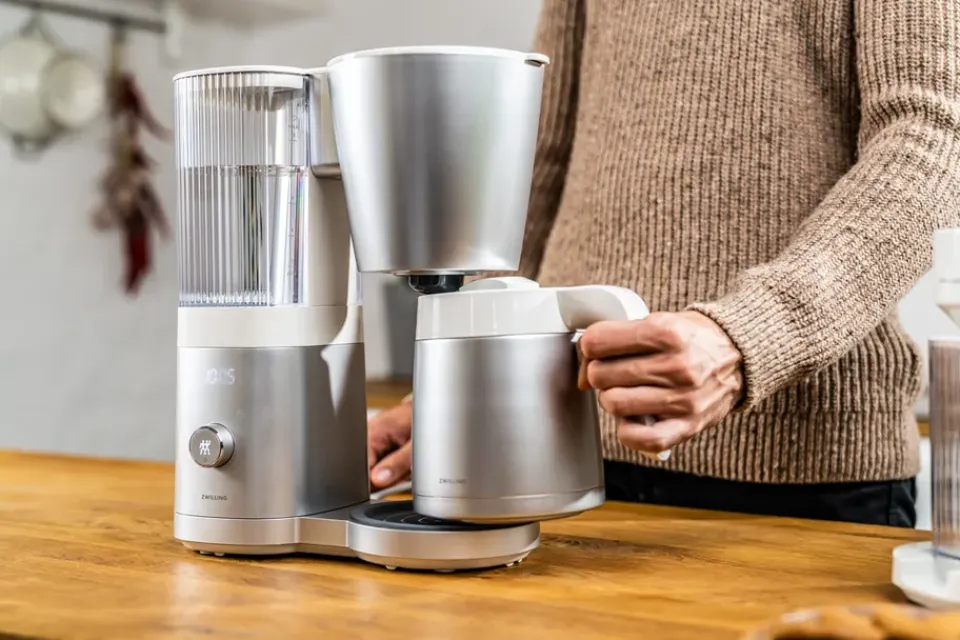 Discount Zwilling coffee maker 1.25 L, Silver Silver-colouredWhite