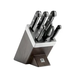 Knife Sets^Zwilling Gourmet knife set 6 pieces, 6 pieces Silver-colouredBlack