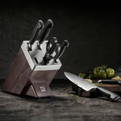 Knife Sets^Zwilling Gourmet knife set 6 pieces, 6 pieces Silver-colouredBlack