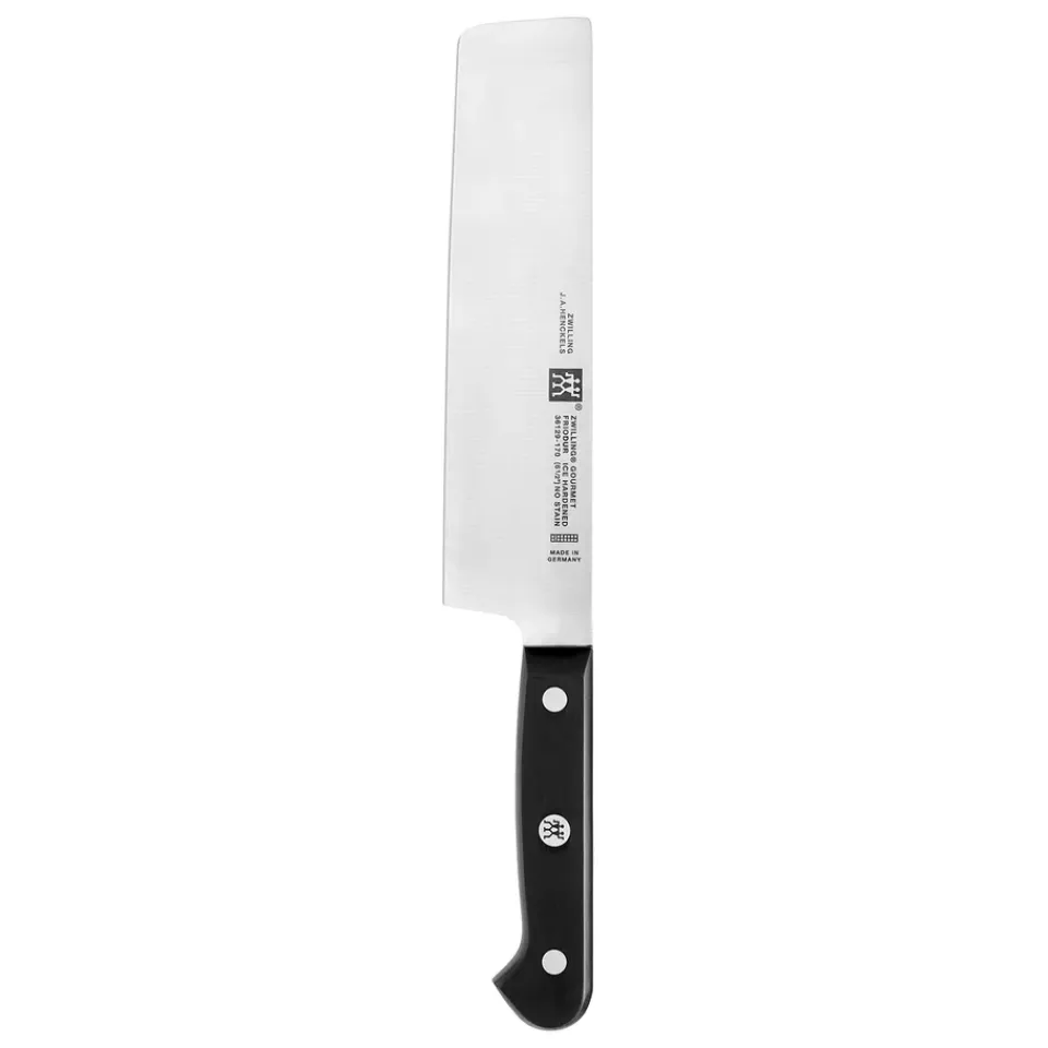 Vegetable Knives^Zwilling Gourmet nakiri vegetable knife, 17 cm Black