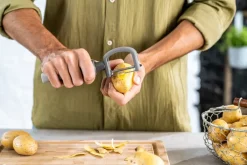 Zwilling 2-in-1 peeler in plastic, Grey