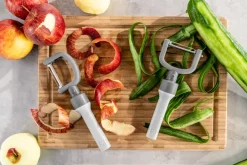 Zwilling 2-in-1 peeler in plastic, Grey