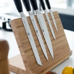 Knife Storage & Holders|Knife Blocks^Zwilling knife block with magnet, bamboo wood Beige