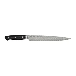 Other Knives^Zwilling Kramer euro stainless carving knife 23 cm, Damascus-black Silver-coloured
