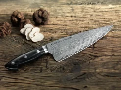 New Zwilling Kramer euro stainless chef's knife 26 cm, Damascus-black Silver-coloured