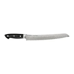 Bread Knives^Zwilling Kramer Euro Stainless bread knife 26 cm, Damascus-black Silver-coloured