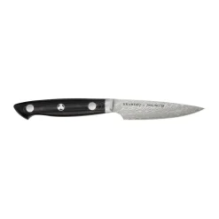 Sale Zwilling Kramer euro stainless peeling knife 9 cm, Damascus-black Silver-coloured