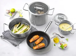 Sale Zwilling Pro pot high with glass lid stainless steel, 3.5 L Silver-coloured