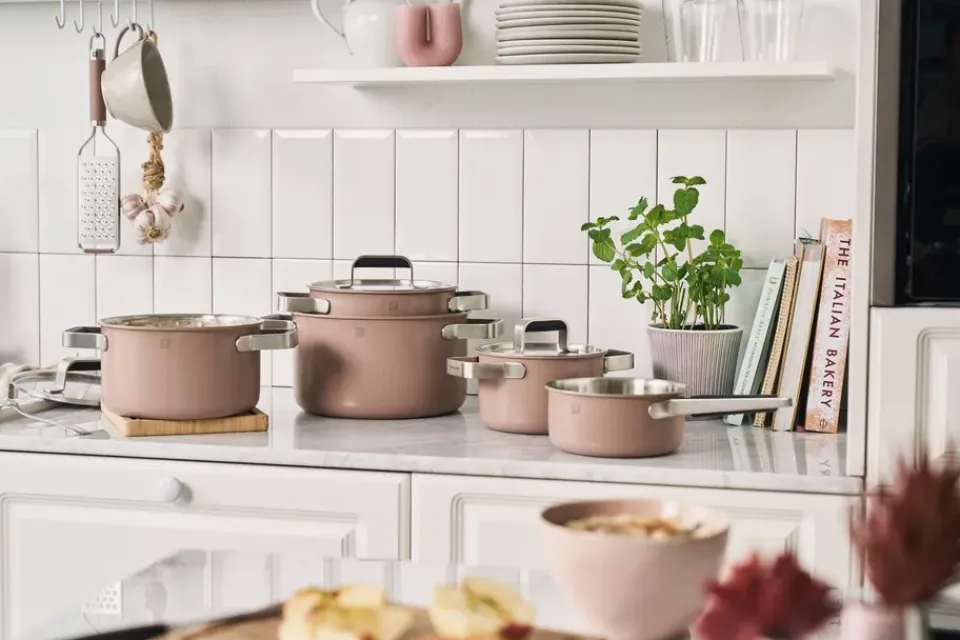Saucepan Sets^Zwilling Pure saucepan set 5 pieces, Pink