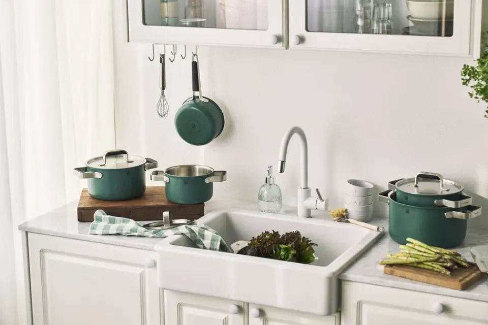 Saucepan Sets^Zwilling Pure saucepan set 5 pieces, Green