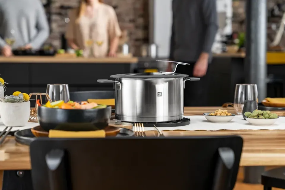 Outlet Zwilling Simplify pot/pan set 8 pieces, Stainless steel Silver-coloured