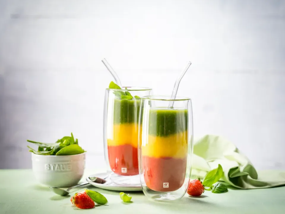 Wine & Barware^Zwilling Sorrento straws with bend 4-pack, Clear Transparent
