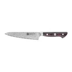 Chef Knives^Zwilling Tanrei compact chef's knife 14 cm, Damascus-black Silver-coloured