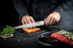 Best Zwilling Tanrei fillet knife 23 cm, Damascus-black Silver-coloured