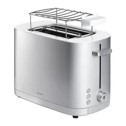 Sale Zwilling toaster with bread warmer 2 short slots, Silver Silver-coloured