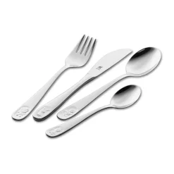 Clearance Zwilling Twin kids BINO children's cutlery 4 pieces, Stainless steel Silver-coloured