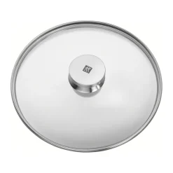 Sale Zwilling Twin specials glass lid with steel knob, Ø24 cm Transparent