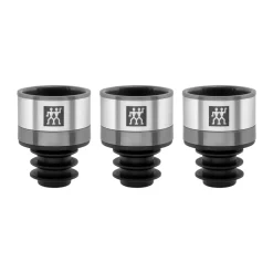 Wine & Barware^Zwilling Vacuum Wine Stopper 3-Pack, Stainless steel Grey